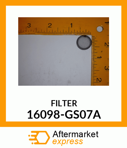 FILTER 16098-GS07A