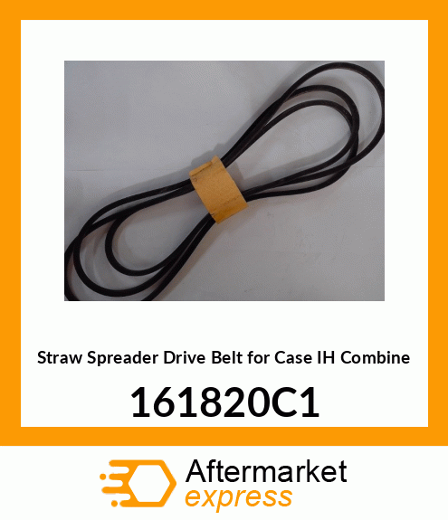 161820C1 Straw Spreader Drive Belt for IH Combine 161820C1