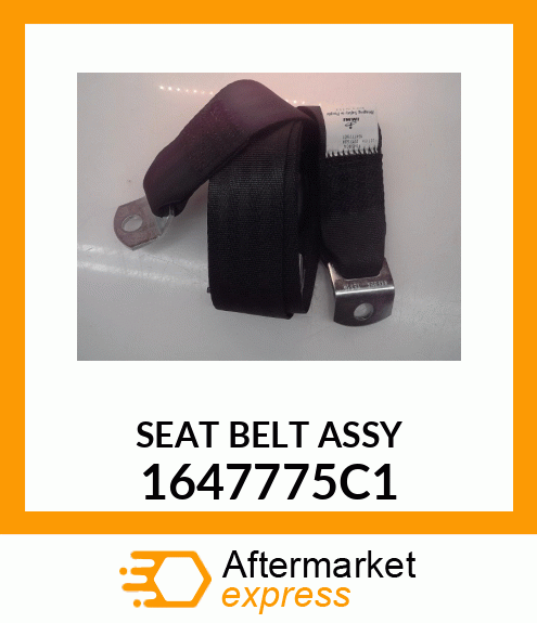 SEAT BELT ASSY 1647775C1