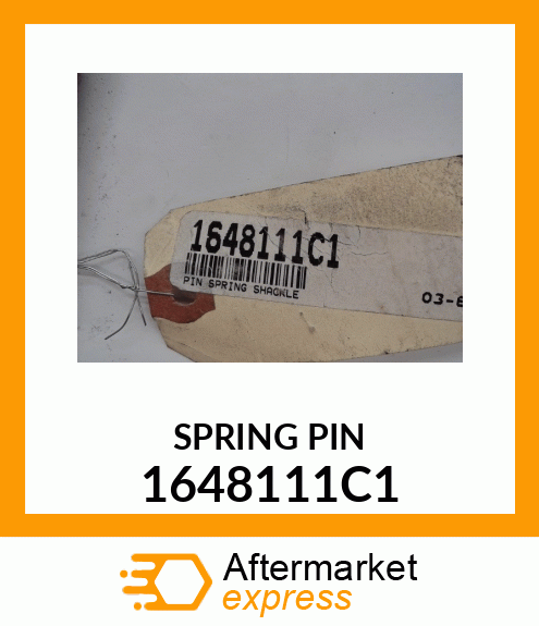 SPRING PIN 1648111C1