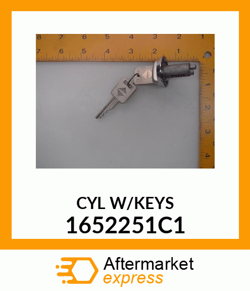 CYL W/KEYS 1652251C1