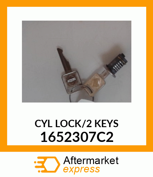 CYL LOCK/2 KEYS 1652307C2