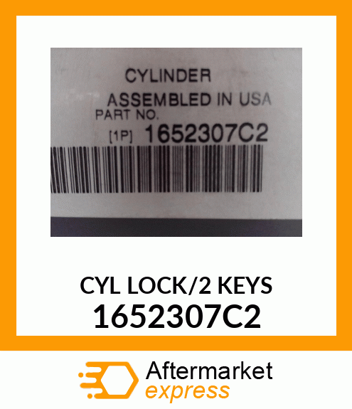 CYL LOCK/2 KEYS 1652307C2