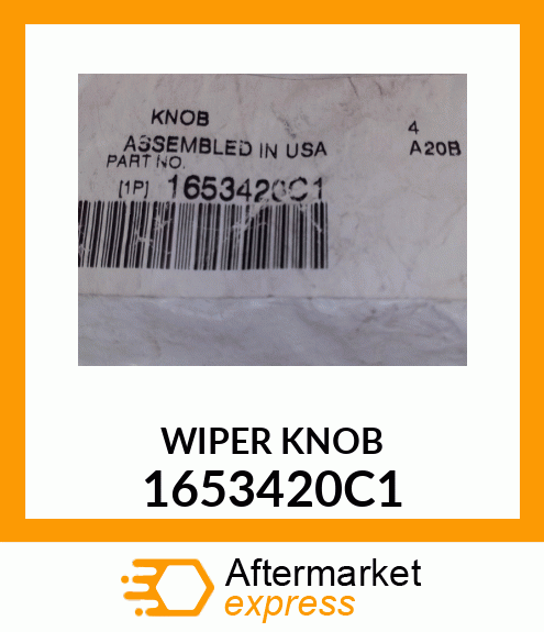 WIPER KNOB 1653420C1