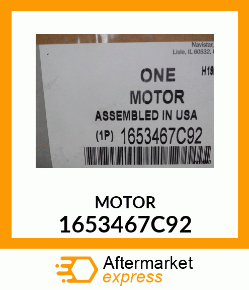 MOTOR 1653467C92