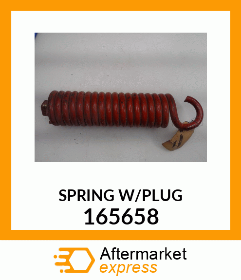 SPRING W/PLUG 165658