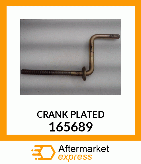 CRANK PLATED 165689