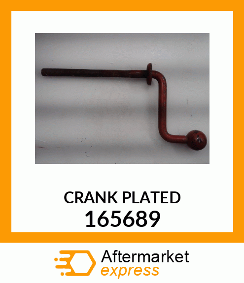 CRANK PLATED 165689