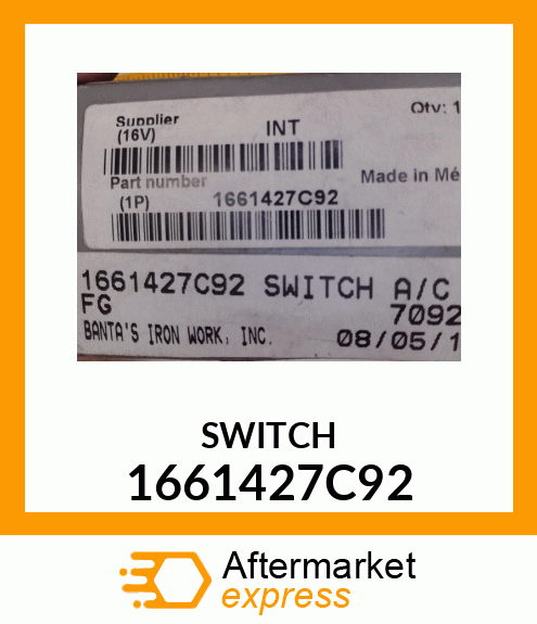 SWITCH 1661427C92