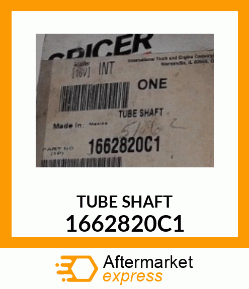 TUBE SHAFT 1662820C1