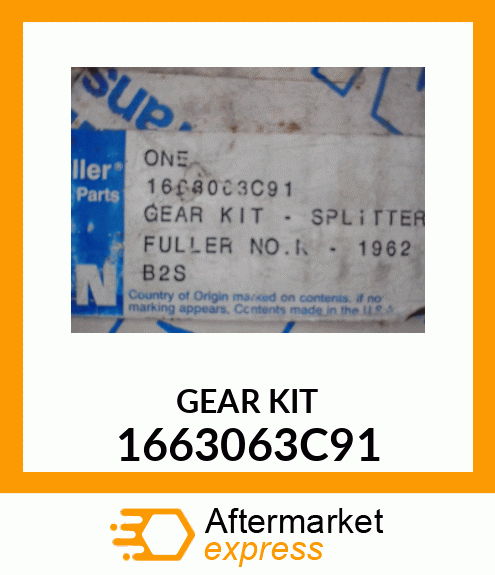 GEAR KIT 1663063C91