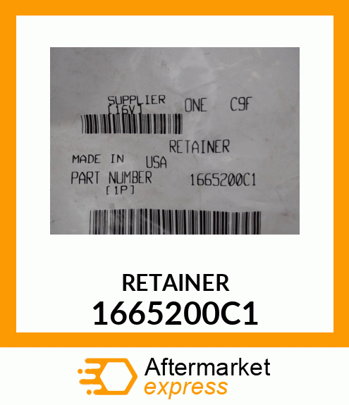 RETAINER 1665200C1