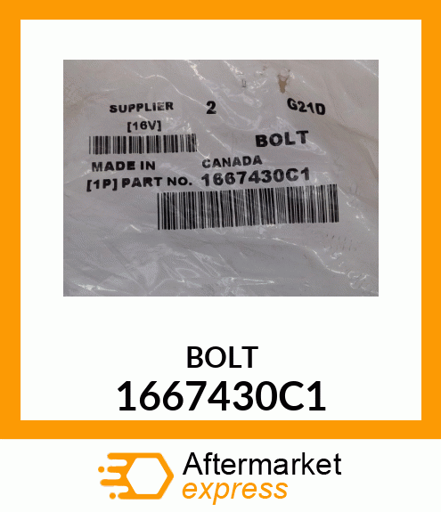 BOLT 1667430C1