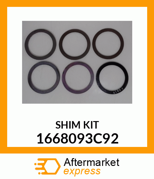 SHIM KIT 1668093C92