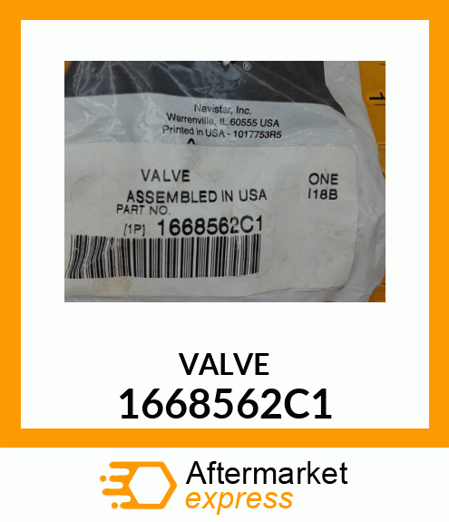 VALVE 1668562C1