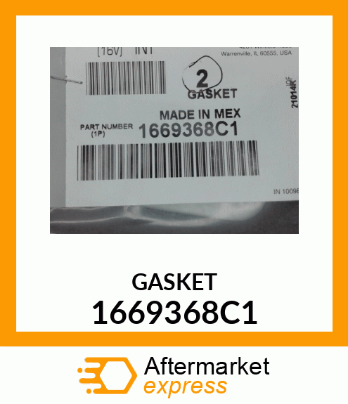 GASKET 1669368C1