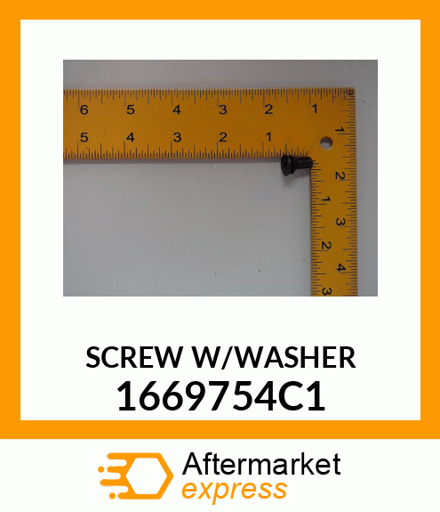 SCREW W/WASHER 1669754C1