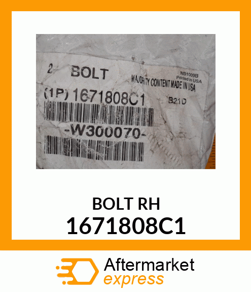 BOLT RH 1671808C1