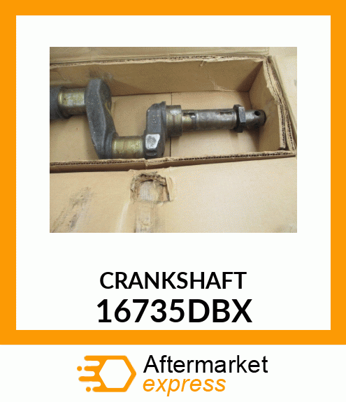 CRANKSHAFT 16735DBX