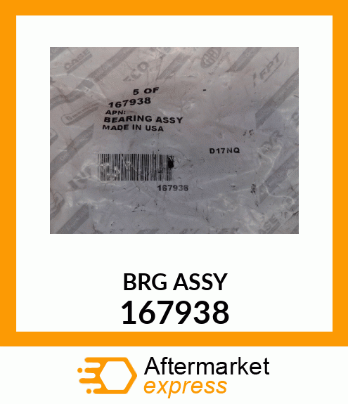 BRG ASSY 167938