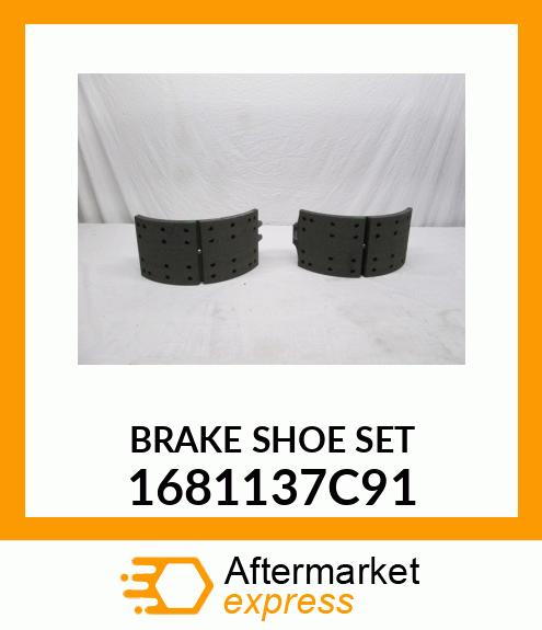 BRAKE SHOE SET 1681137C91