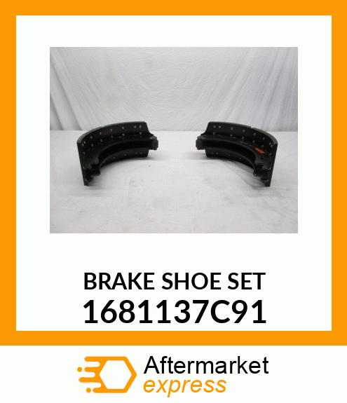 BRAKE SHOE SET 1681137C91