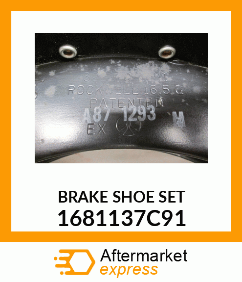 BRAKE SHOE SET 1681137C91