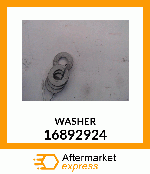 WASHER 16892924