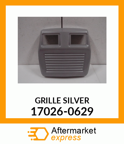 GRILLE SILVER 17026-0629