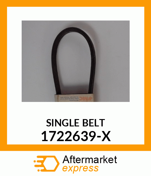 SINGLE BELT 1722639-X