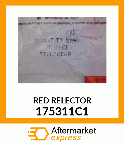 RED RELECTOR 175311C1