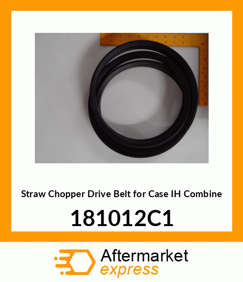 181012C1 Straw Chopper Drive Belt for IH Combine 181012C1