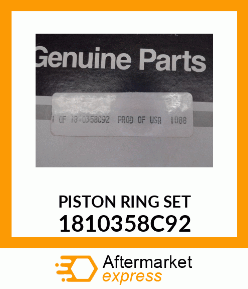 PISTON RING SET 1810358C92