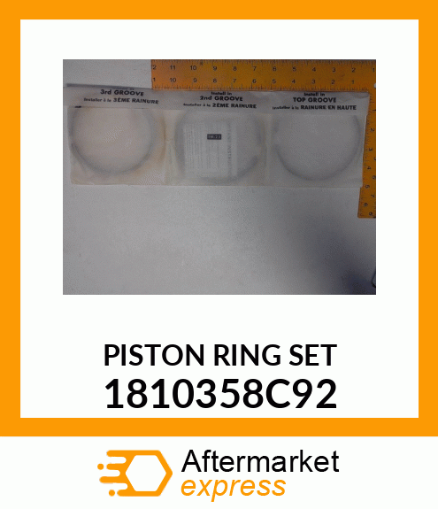 PISTON RING SET 1810358C92