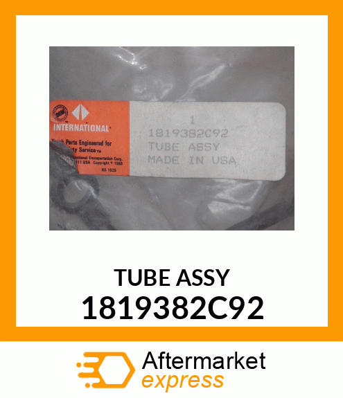 TUBE ASSY 1819382C92