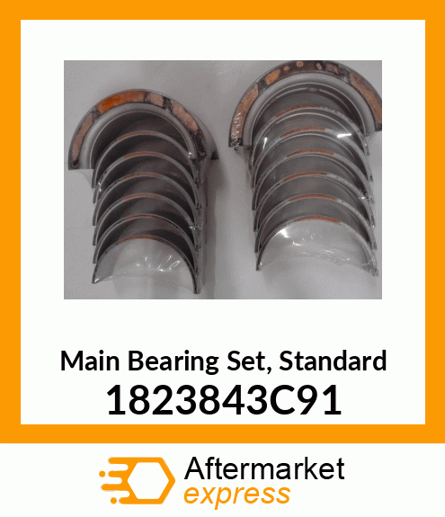 Main Bearing Set, Standard 1823843C91