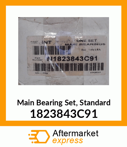 Main Bearing Set, Standard 1823843C91