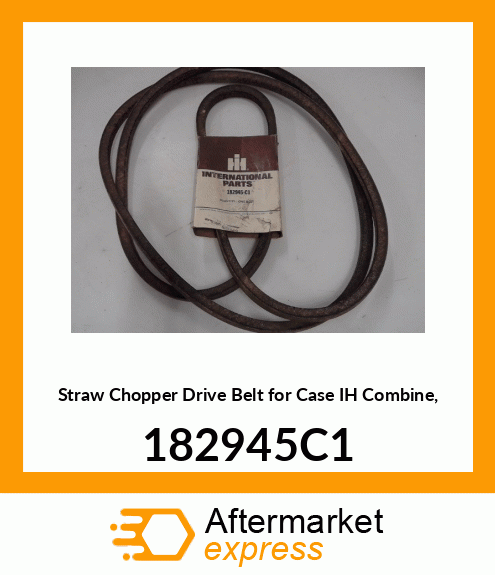 Straw Chopper Drive Belt for IH Combine, 182945C1 182945C1