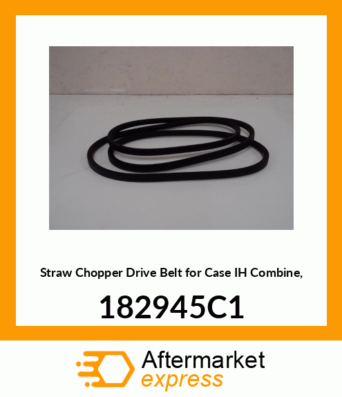 Straw Chopper Drive Belt for IH Combine, 182945C1 182945C1