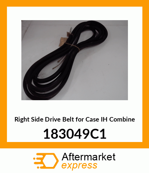 183049C1 Right Side Drive Belt for IH Combine 183049C1