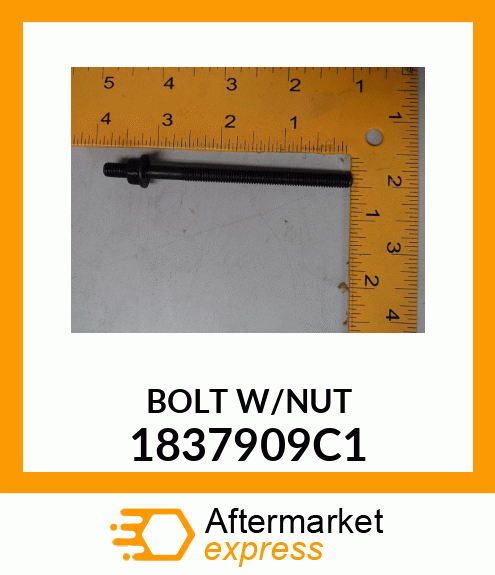 BOLT W/NUT 1837909C1