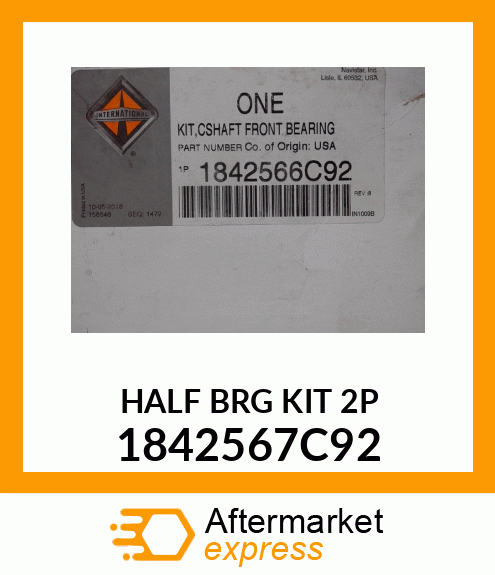 HALF BRG KIT 2P 1842567C92