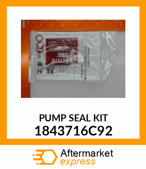 PUMP SEAL KIT 1843716C92