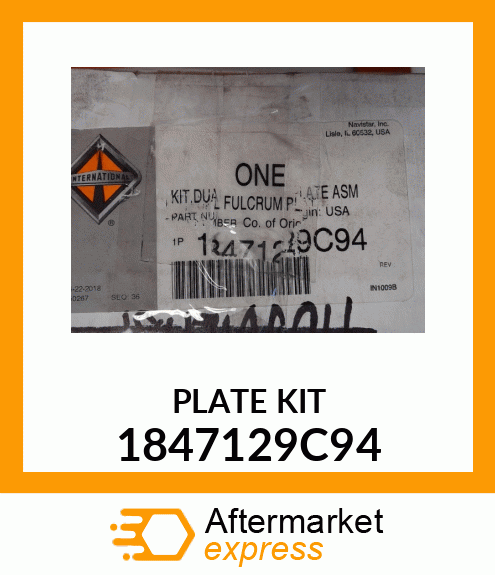 PLATE KIT 1847129C94