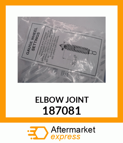 ELBOW JOINT 187081