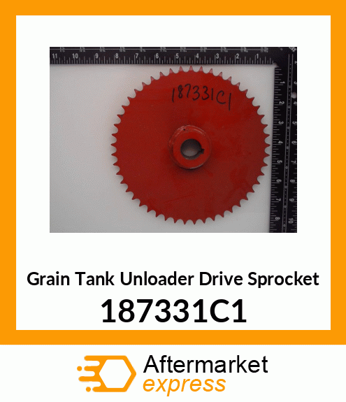 Grain Tank Unloader Drive Sprocket 187331C1