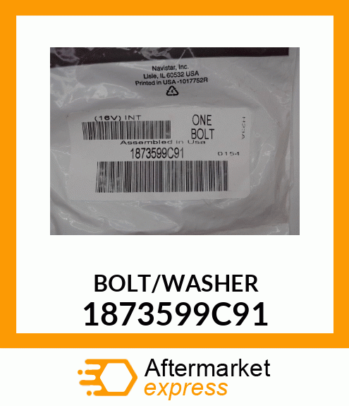 BOLT/WASHER 1873599C91