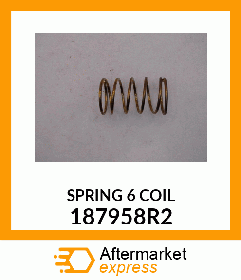 SPRING 6 COIL 187958R2