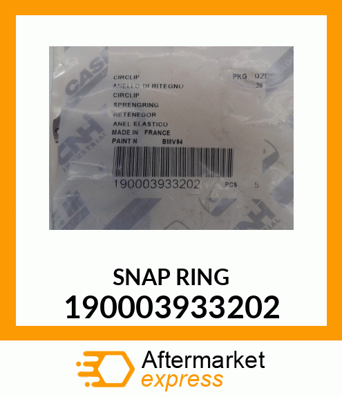 SNAP RING 190003933202