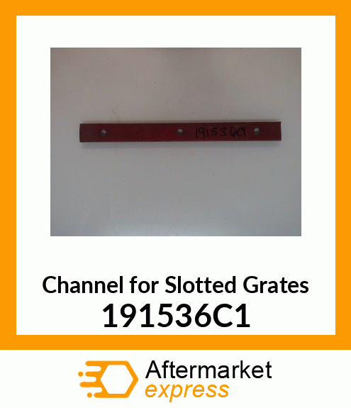 Channel for Slotted Grates 191536C1